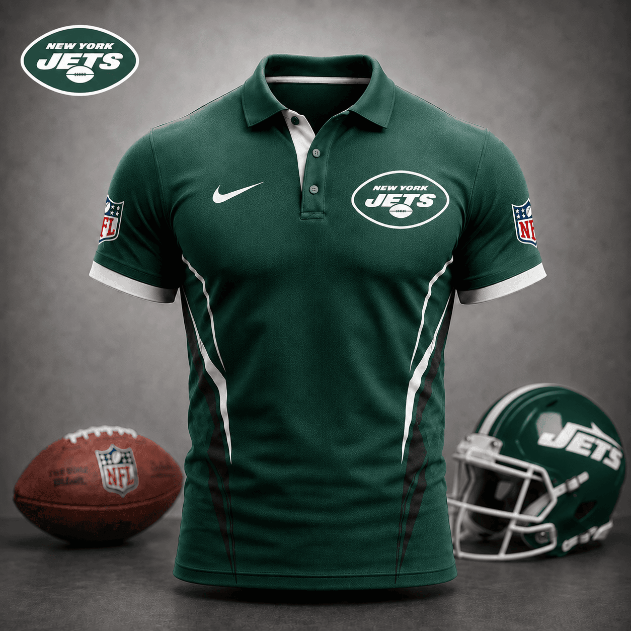 New York Jets | Premium NFL Classic Football Polo NY
