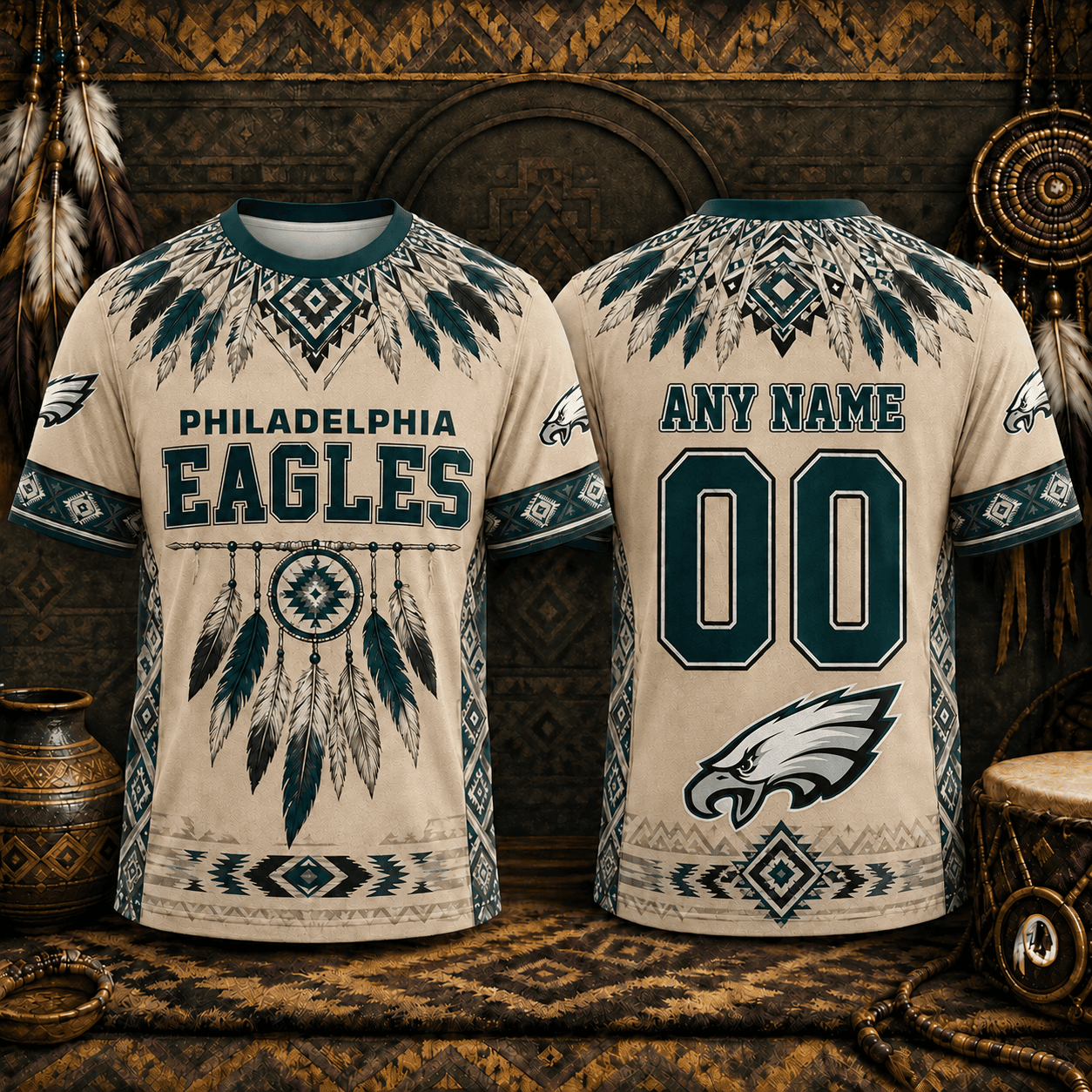 Philadelphia Eagles | Premium NFL Native American Heritage 3D Shirt NY