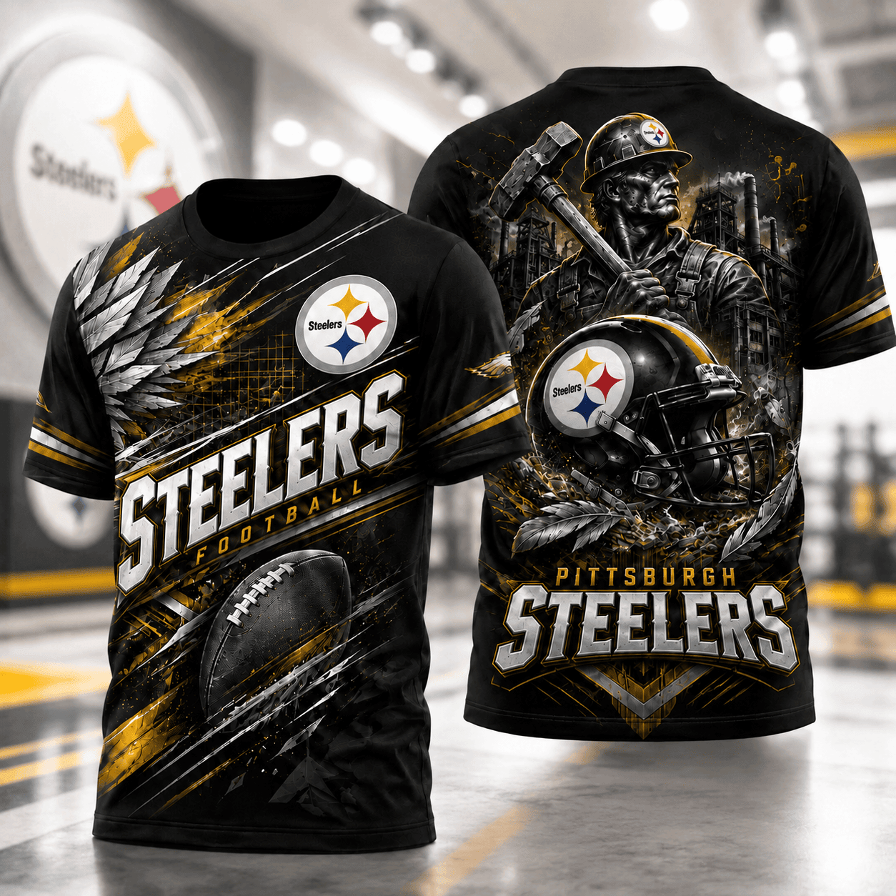 Pittsburgh Steelers | Premium NFL 3D Shirt For American Football Fans And Game Day Lovers NNK