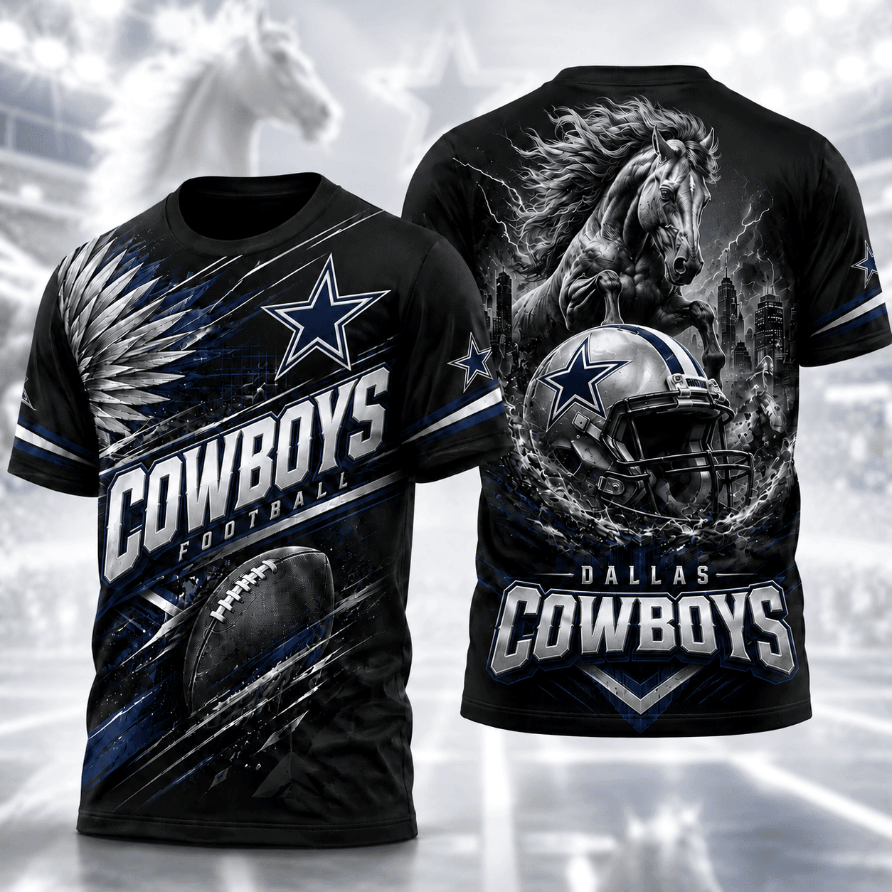 Dallas Cowboys | Premium NFL 3D Shirt For American Football Fans And Game Day Lovers NNK