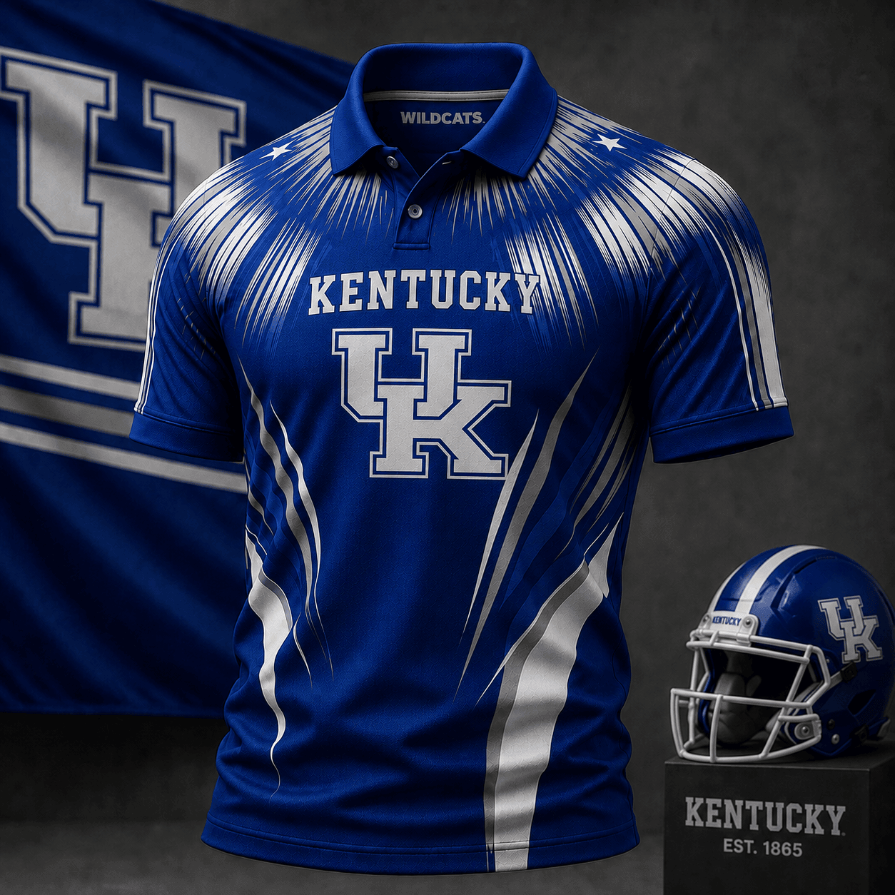 Kentucky Wildcats | Premium NCAA Victory Streak Polo NY