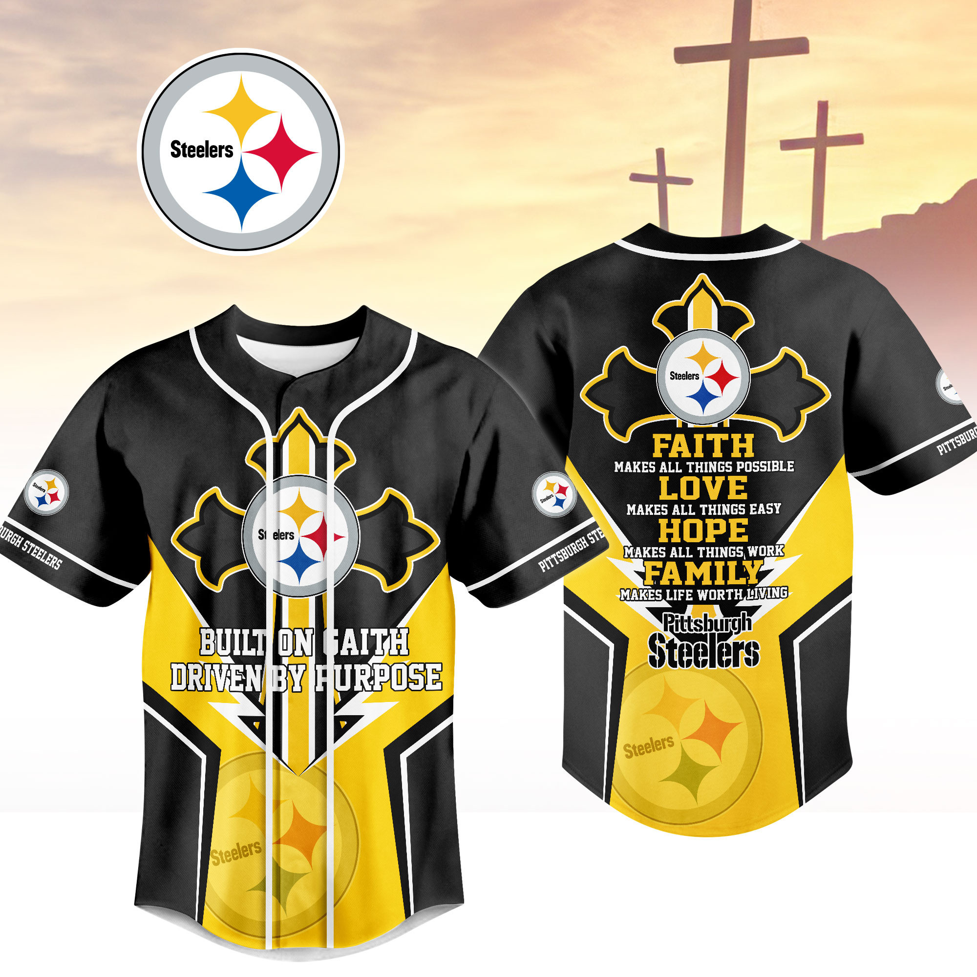 Pittsburgh Steelers | Premium Blessed Beyond The Score Jersey NTH1