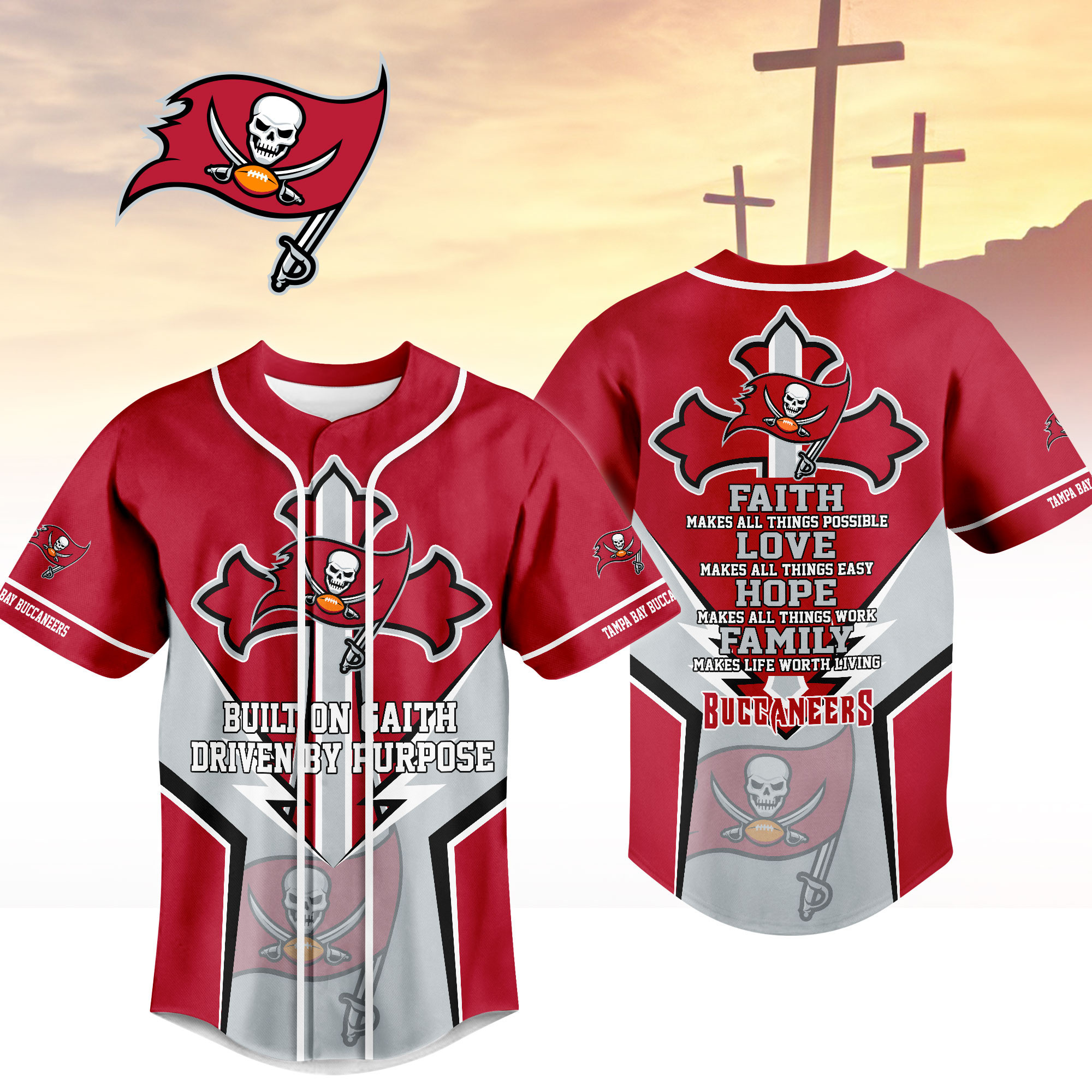 Tampa Bay Buccaneers | Premium Blessed Beyond The Score Jersey NTH1