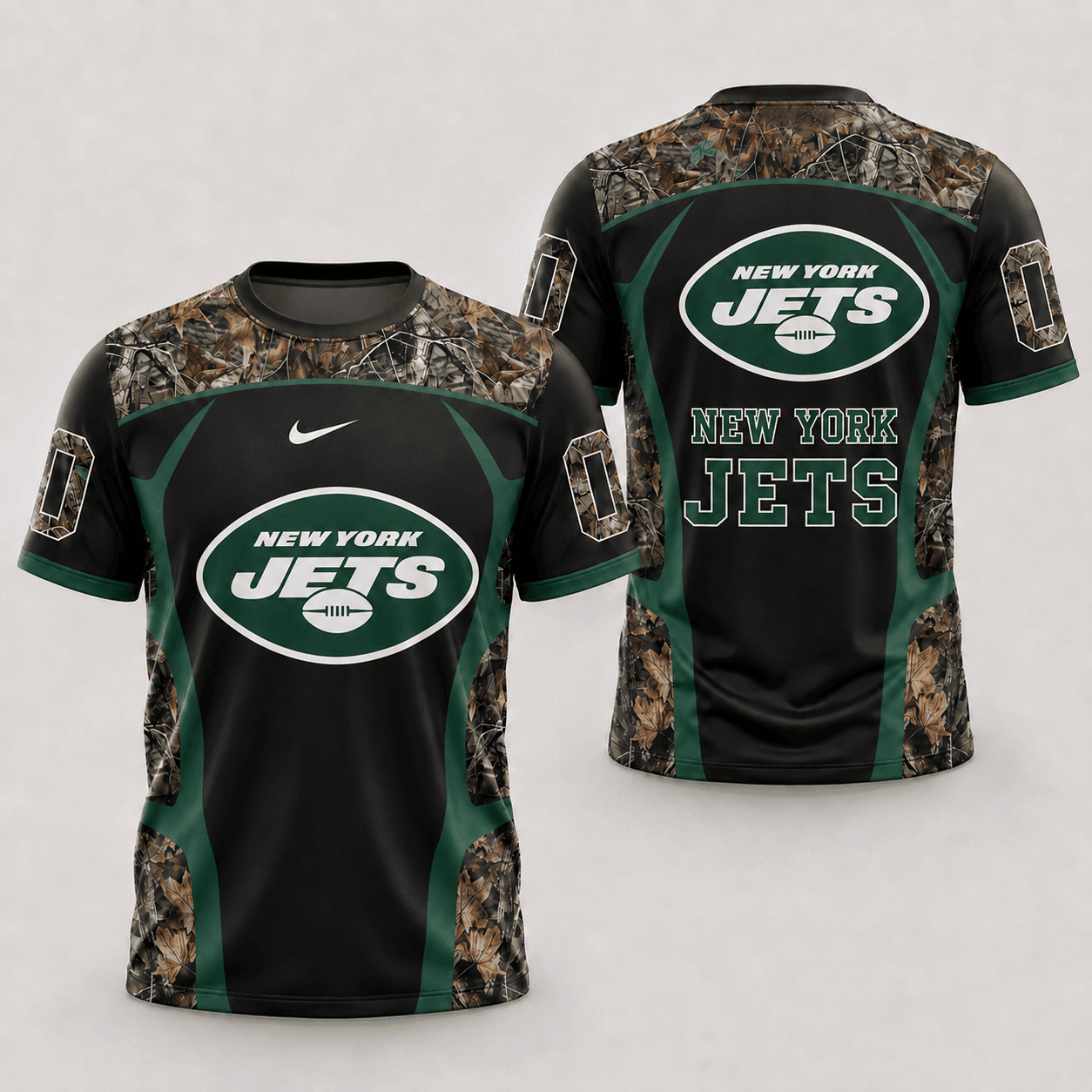 New York Jets | Premium NFL Hunting Camo 3D Shirt NY