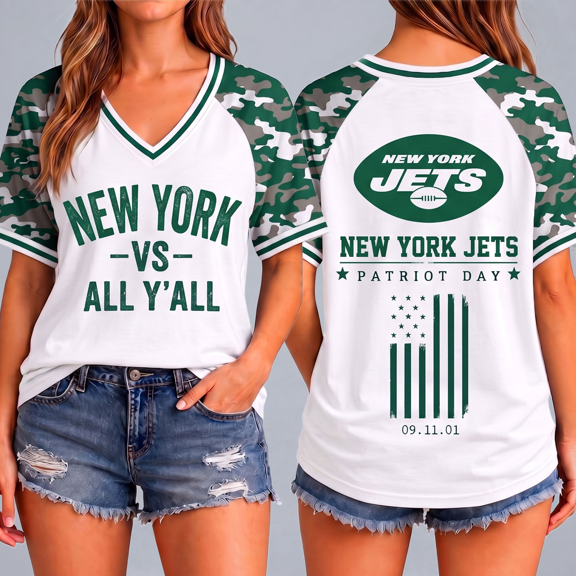 New York Jets | Premium NFL United We Stand V-Neck NTH1
