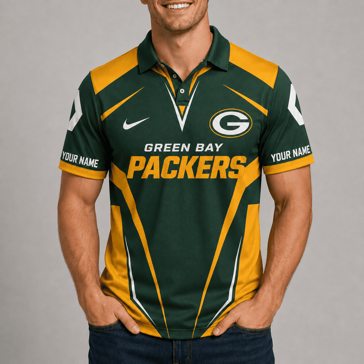 Green Bay Packers | Premium NFL Team Performance Polo TD