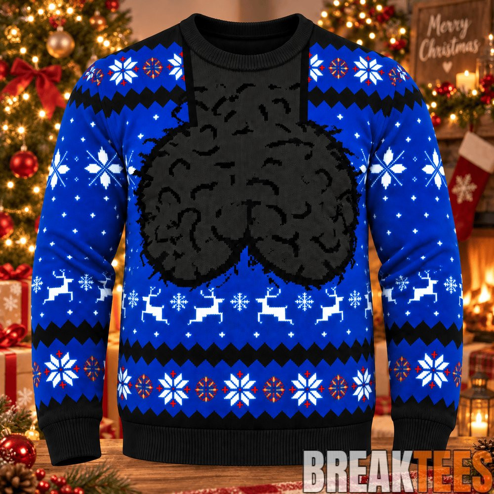 Funny Men’s Jingle Balls 2026 Blue Ugly Christmas Sweater