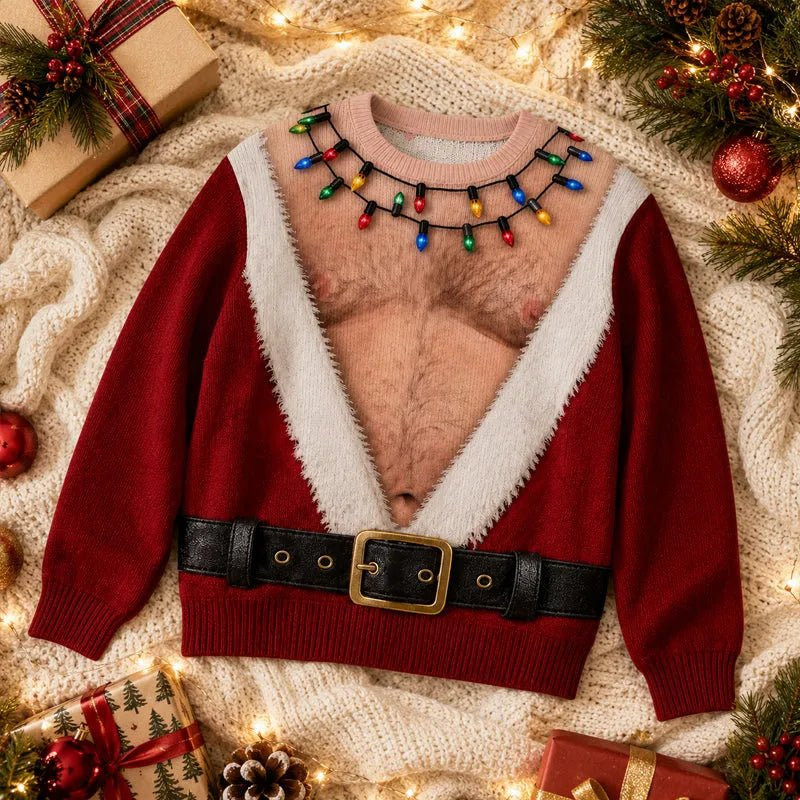 Funny Christmas Santa Ugly Christmas Sweater