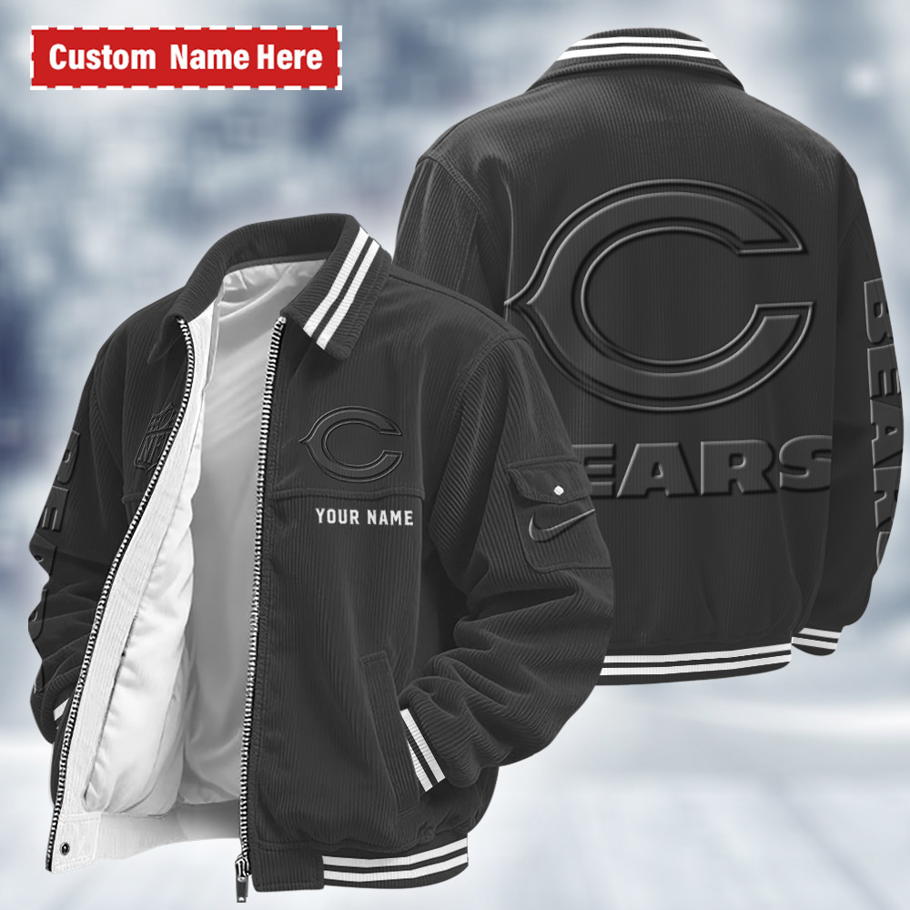Chicago Bears Touchdown Classic Varsity Jacket P7QBPF
