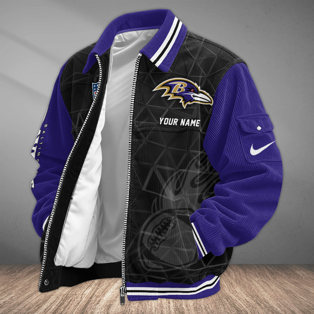 Baltimore Ravens Touchdown Classic Varsity Jacket PAFG4L