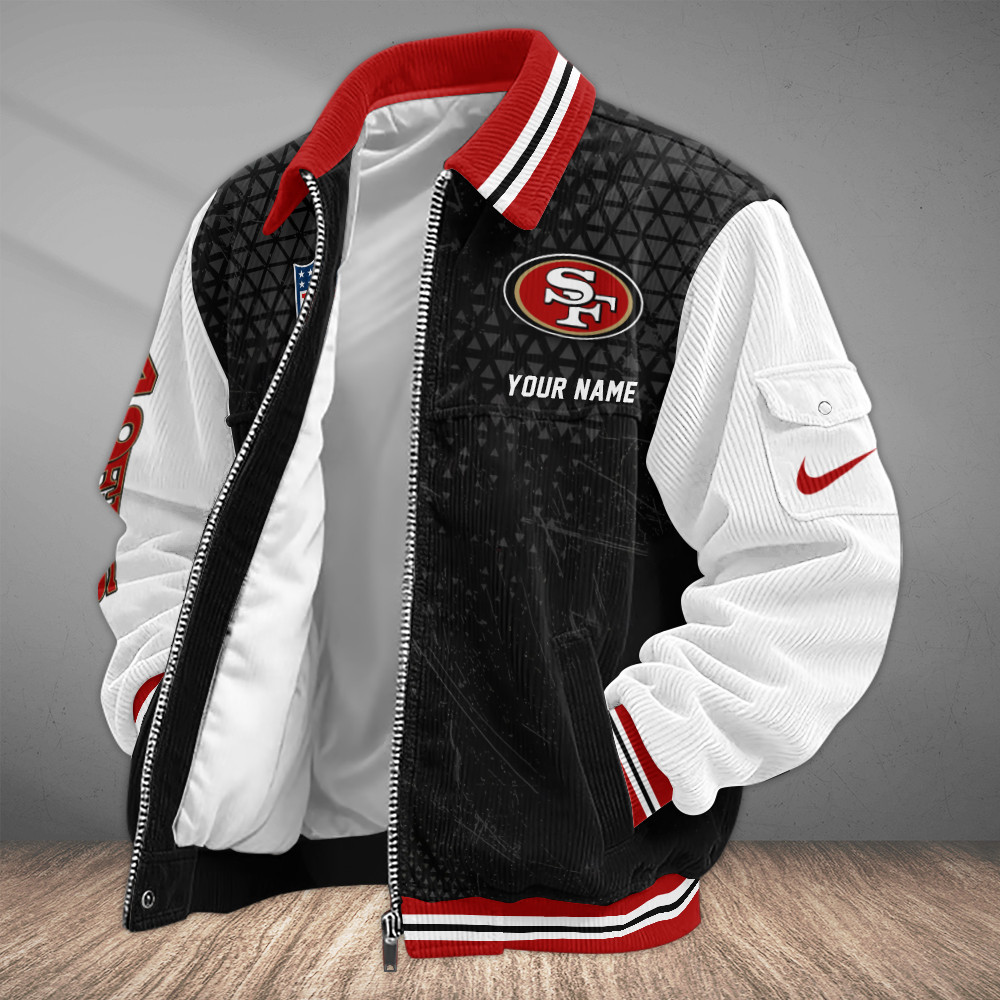 San Francisco 49ers Touchdown Classic Varsity Jacket PVKG8U