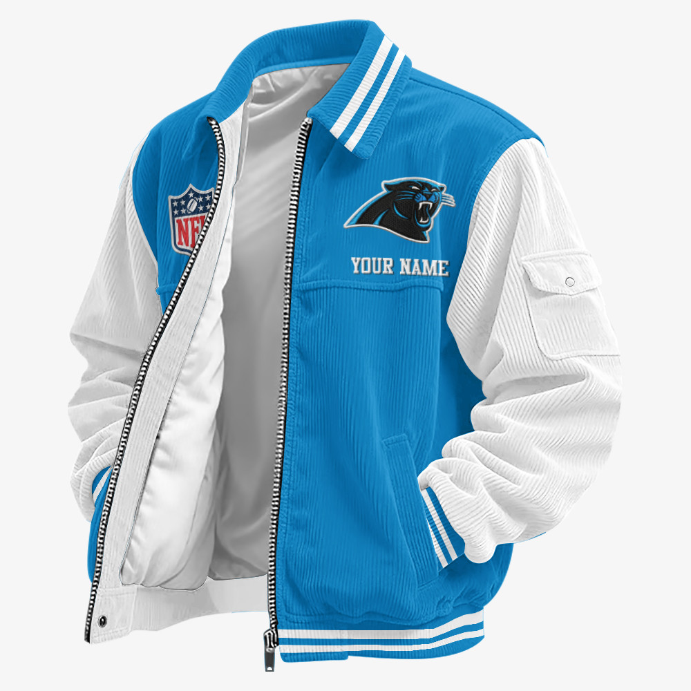 Carolina Panthers Touchdown Classic Varsity Jacket PY2ZWE