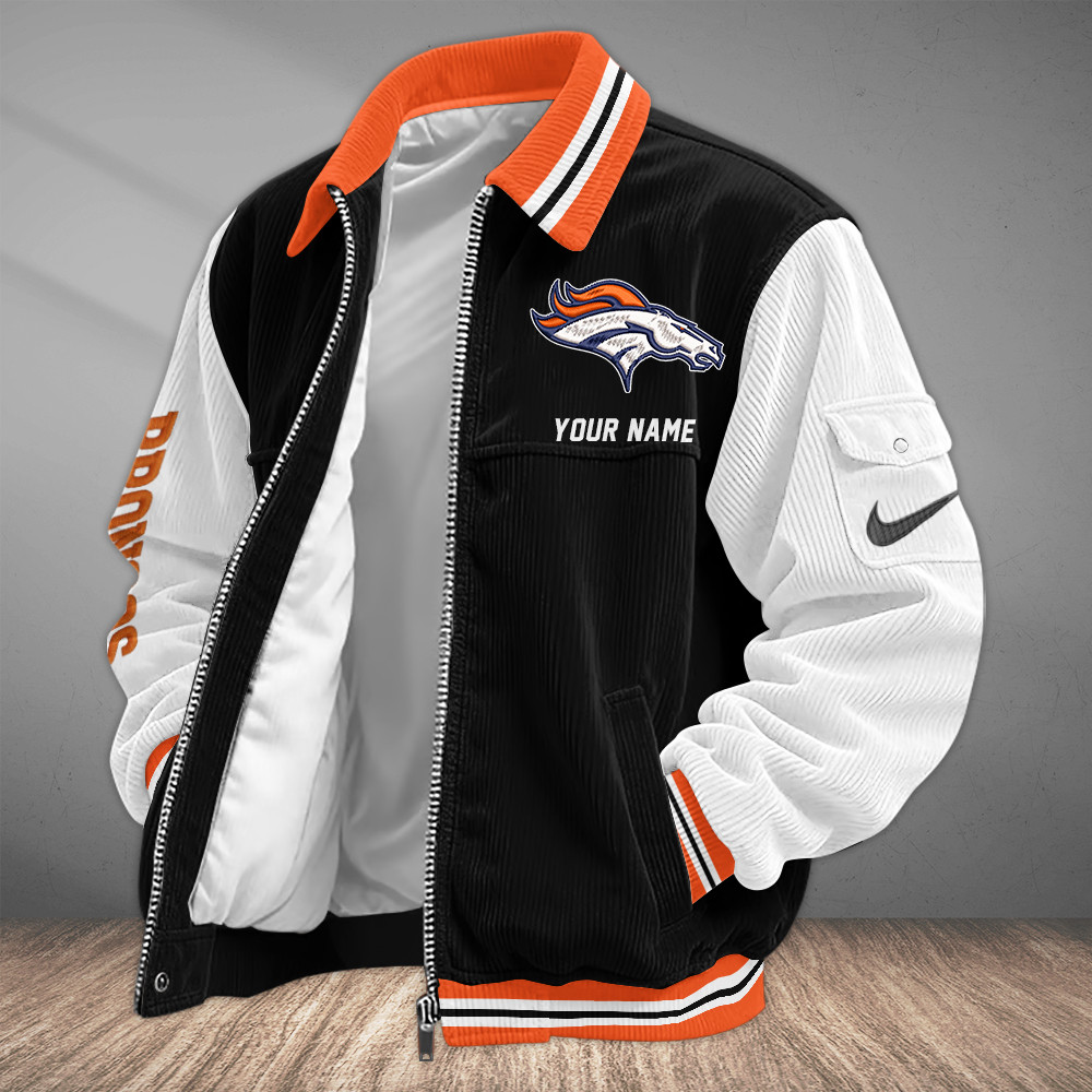 Denver Broncos Touchdown Classic Varsity Jacket PHURZ7