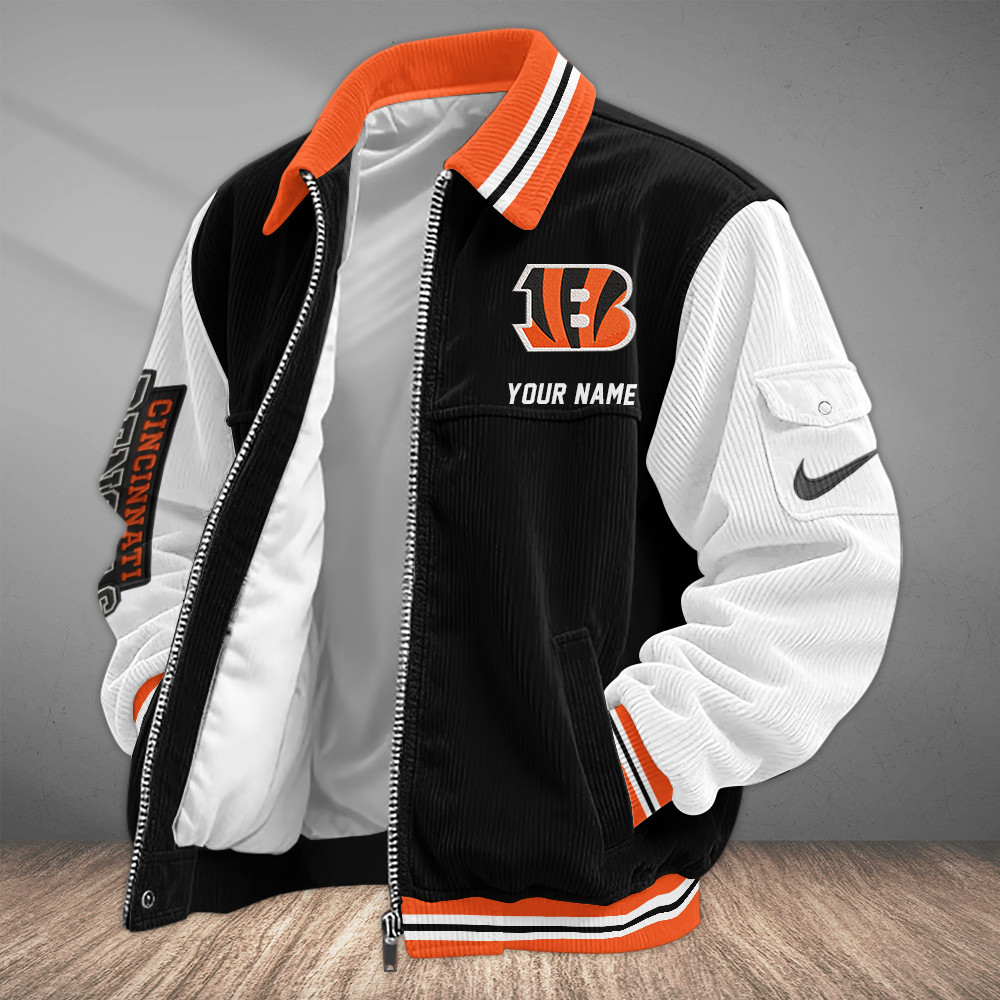 Cincinnati Bengals Touchdown Classic Varsity Jacket PMGTL9
