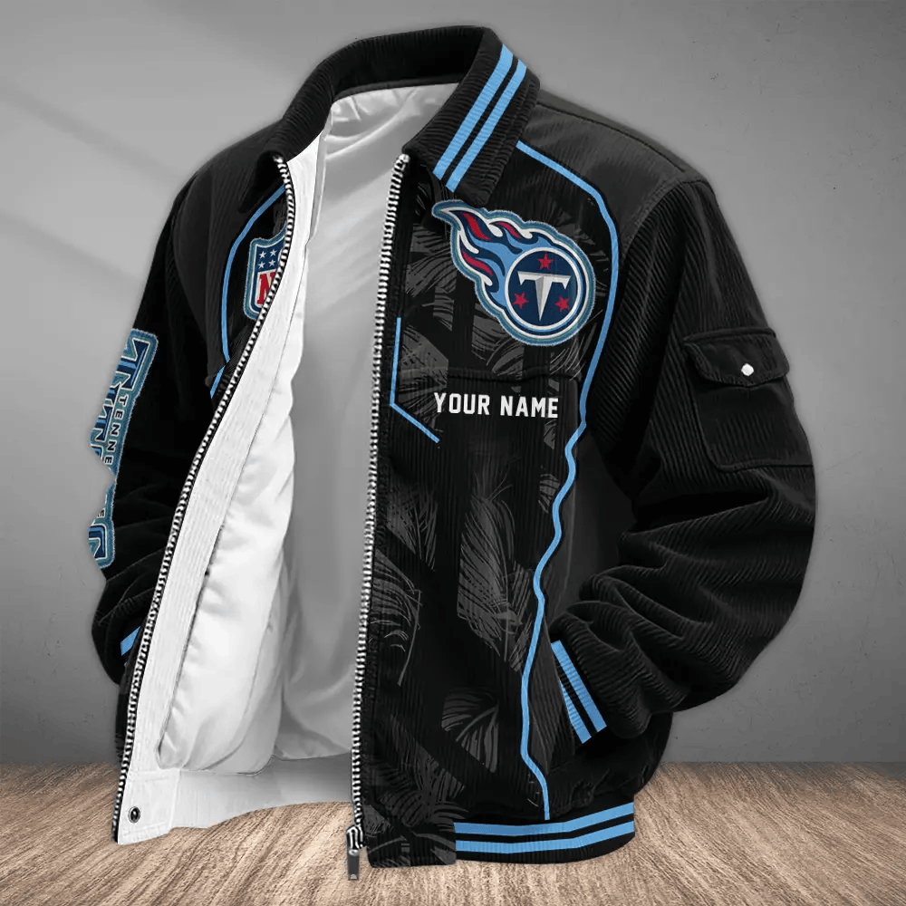 Tennessee Titans Touchdown Classic Varsity Jacket PG5E3T