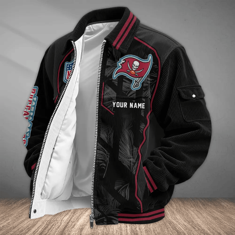 Tampa Bay Buccaneers Touchdown Classic Varsity Jacket PEBLUZ