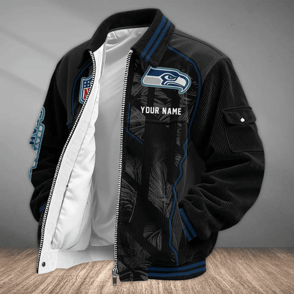 Seattle Seahawks Touchdown Classic Varsity Jacket PBCMPG
