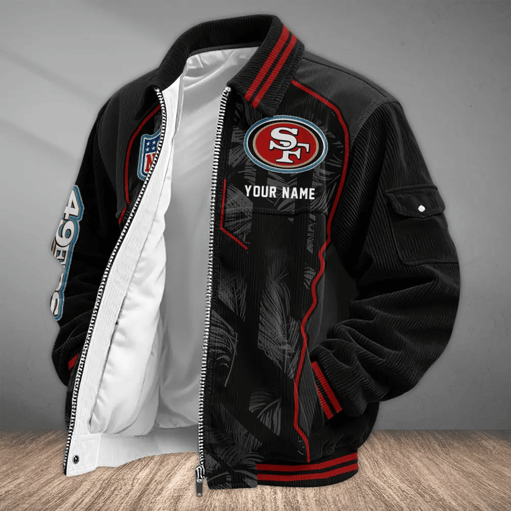 San Francisco 49ers Touchdown Classic Varsity Jacket P4YN8H