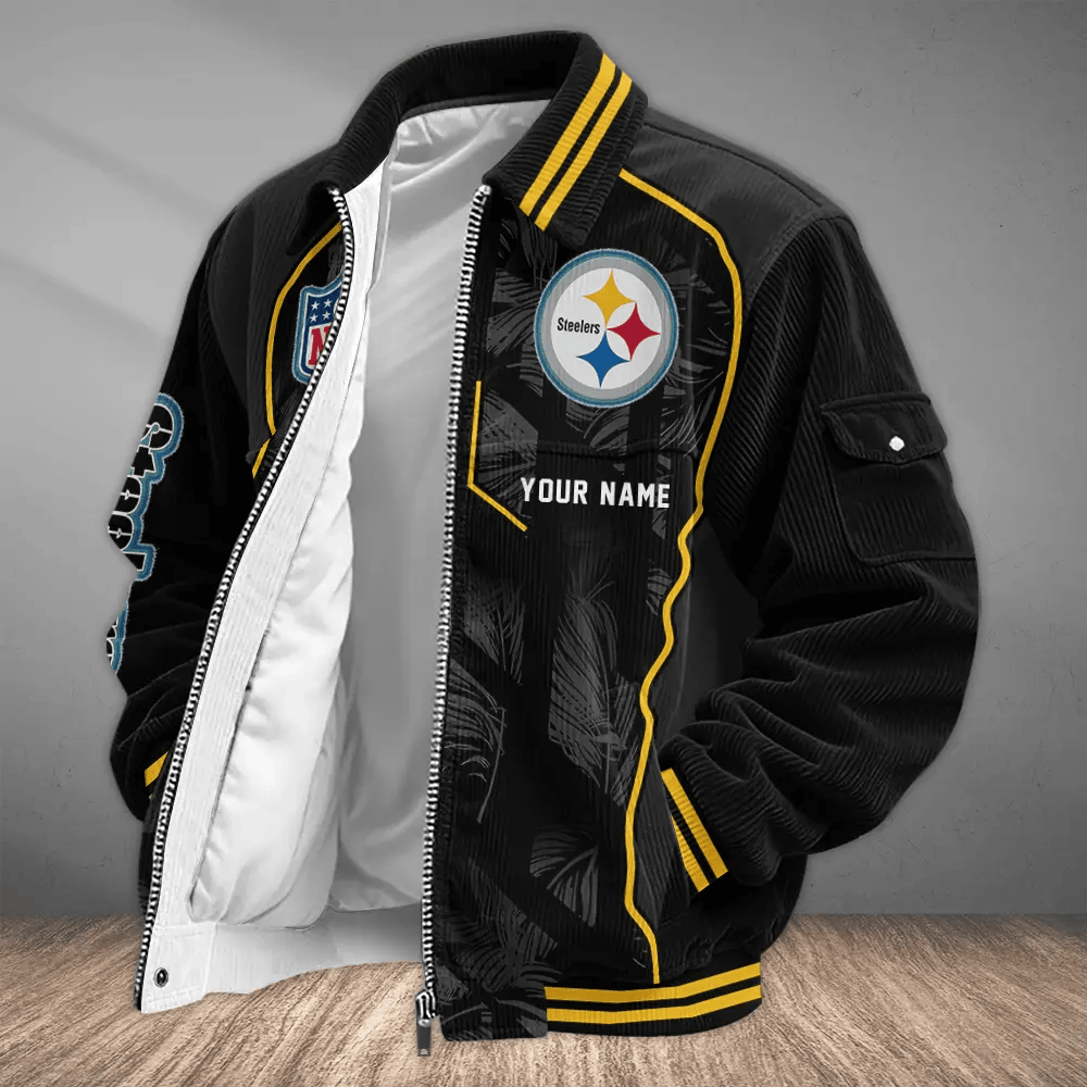 Pittsburgh Steelers Touchdown Classic Varsity Jacket P8KXUT