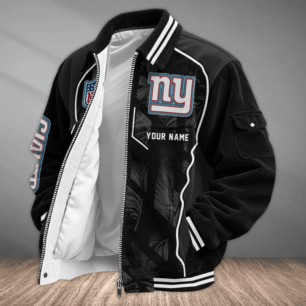 New York Giants Touchdown Classic Varsity Jacket P6HTJU