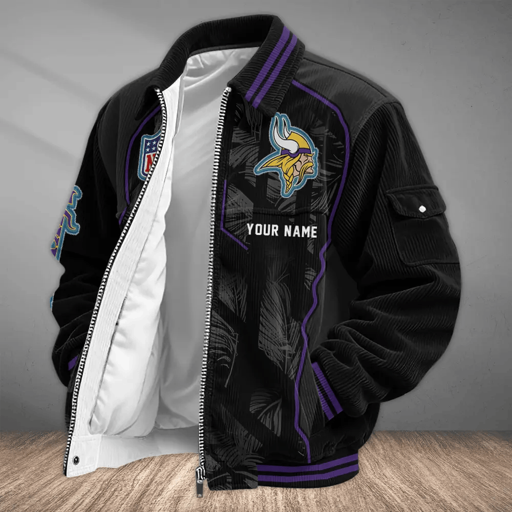Minnesota Vikings Touchdown Classic Varsity Jacket PJ9US4