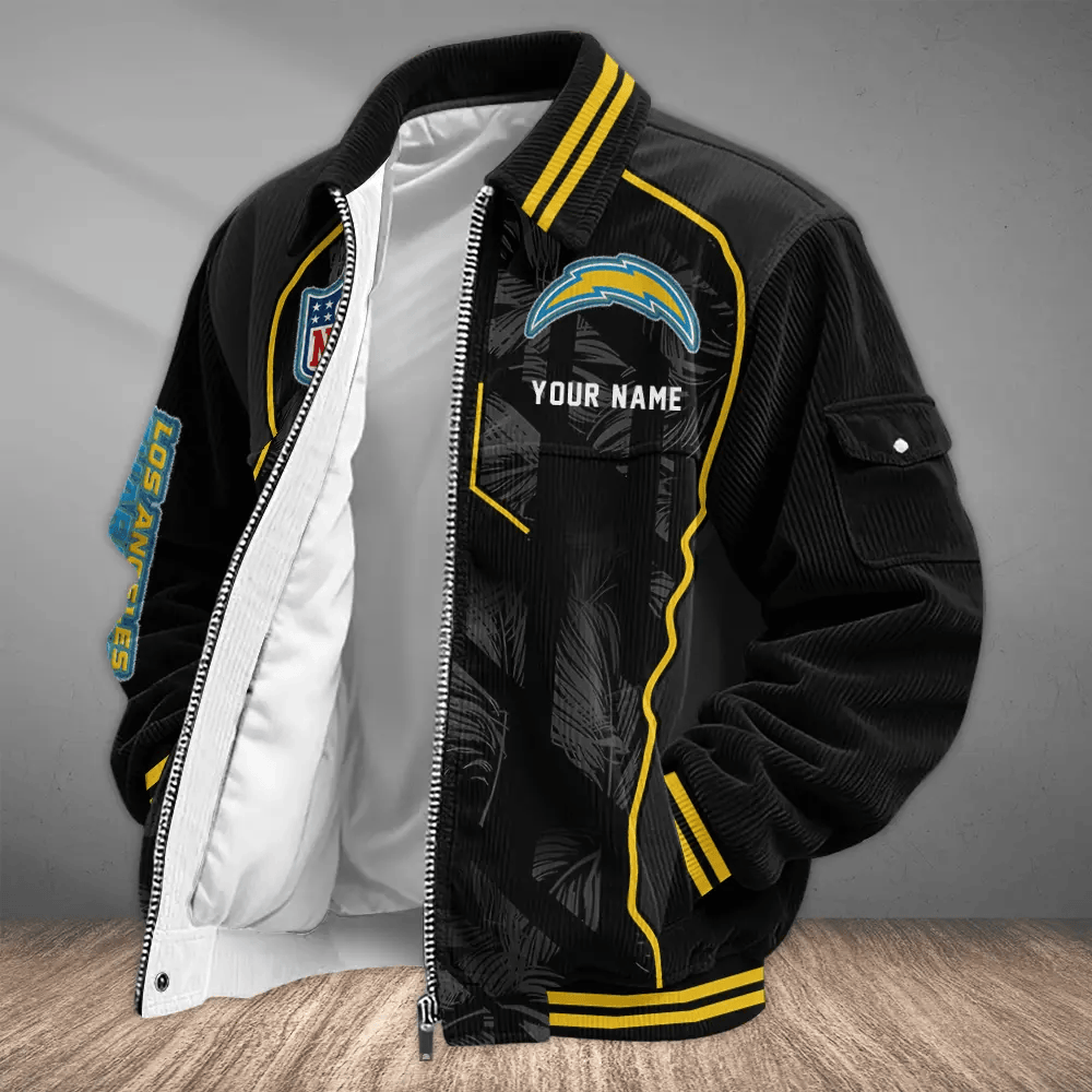 Los Angeles Chargers Touchdown Classic Varsity Jacket PNM7VS