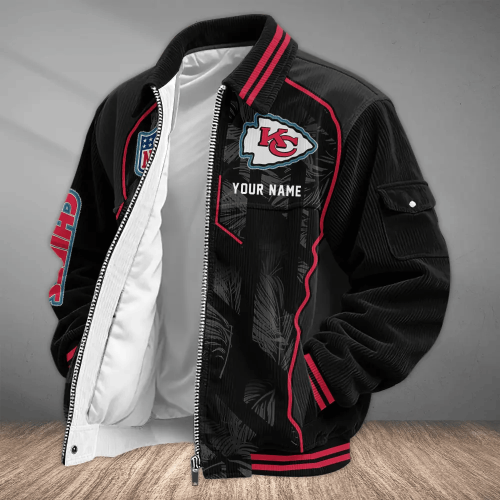 Kansas City Chiefs Touchdown Classic Varsity Jacket PJUF8Q