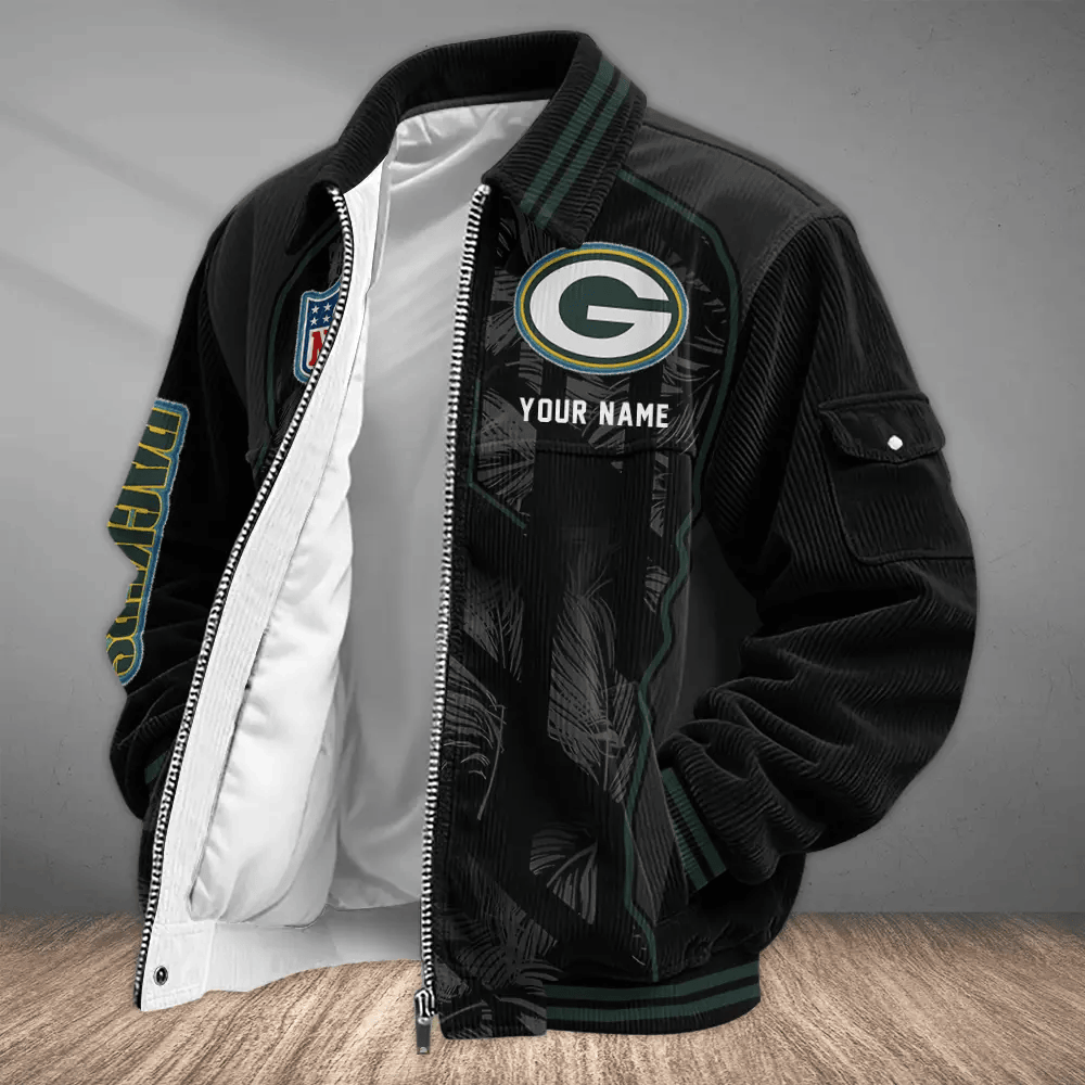 Green Bay Packers Touchdown Classic Varsity Jacket PQZ59M