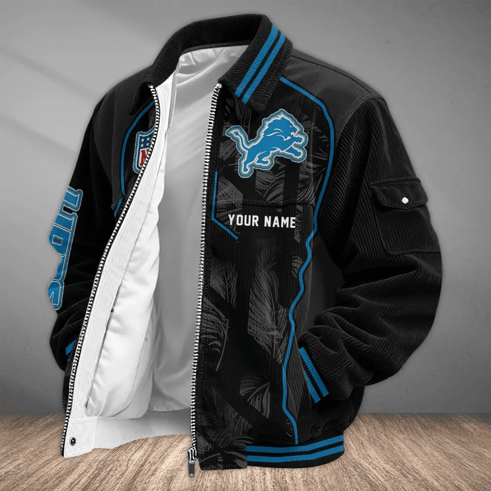Detroit Lions Touchdown Classic Varsity Jacket P75PTK