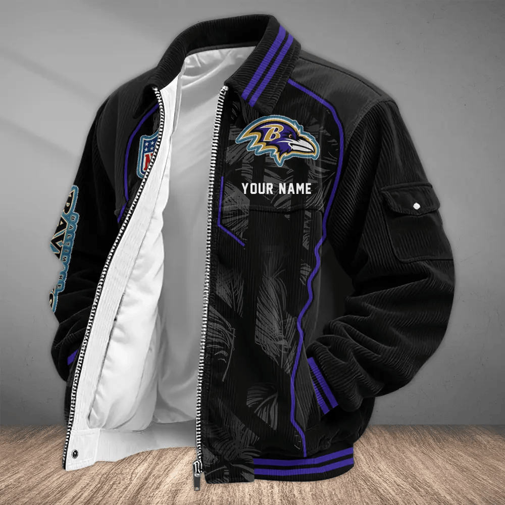 Baltimore Ravens Touchdown Classic Varsity Jacket PNT4FM