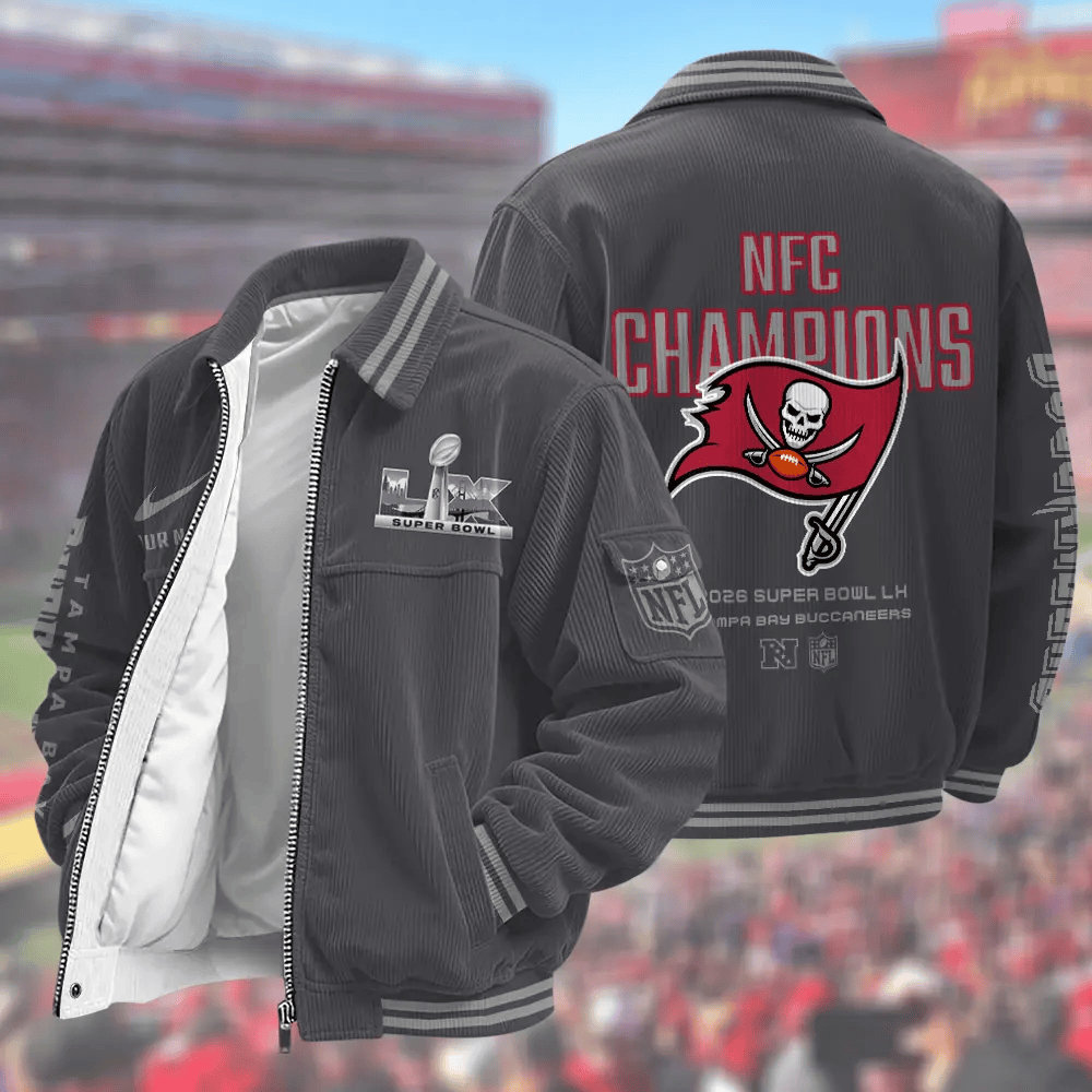 Tampa Bay Buccaneers Super Bowl 2026 Touchdown Classic Varsity Jacket PB8JXB