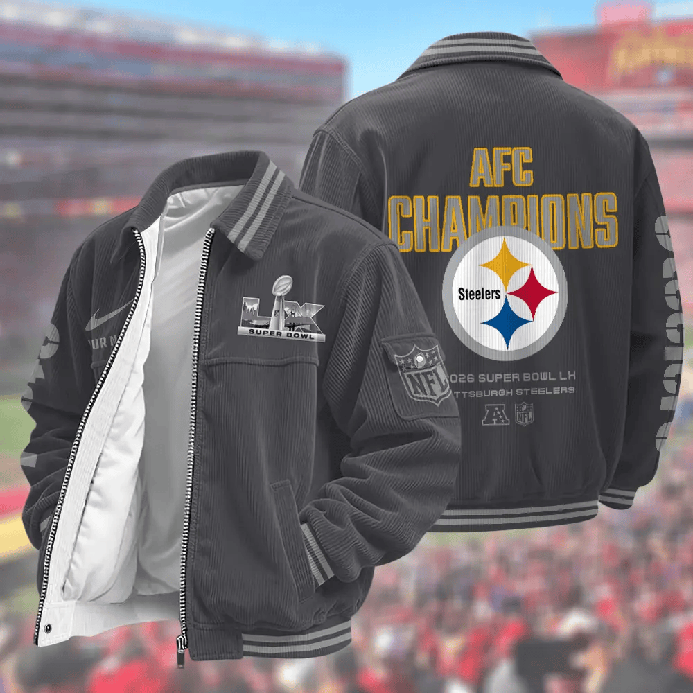Pittsburgh Steelers Super Bowl 2026 Touchdown Classic Varsity Jacket PJ8WUJ