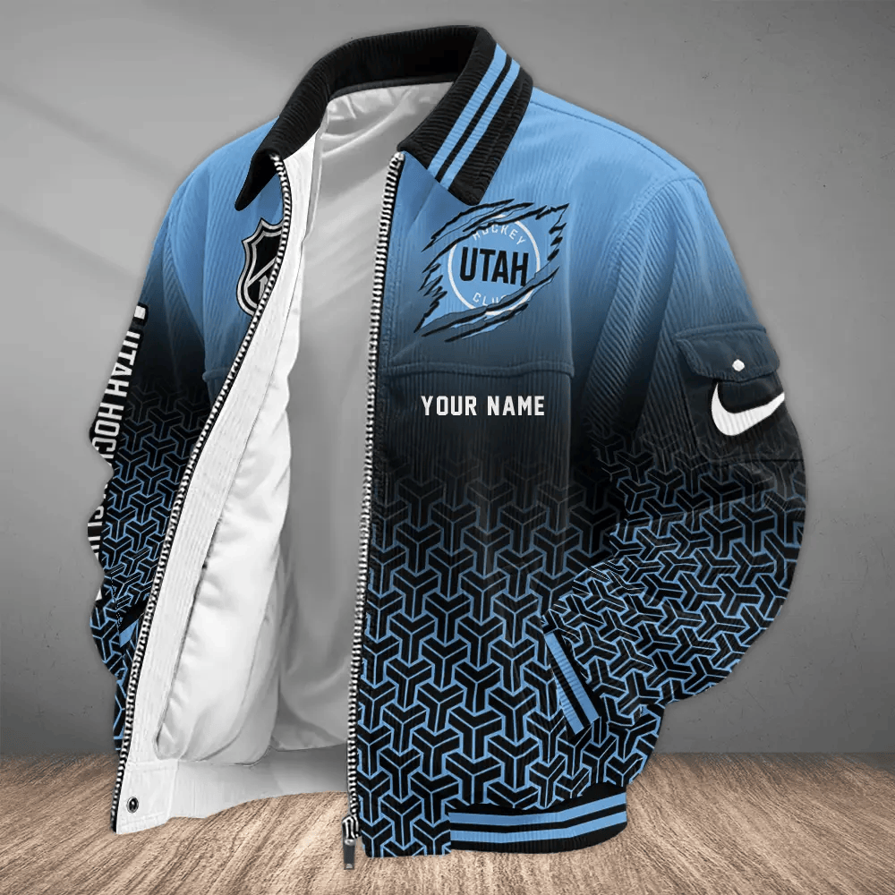 Utah Hockey Club NHL Touchdown Classic Varsity Jacket P7AVFD