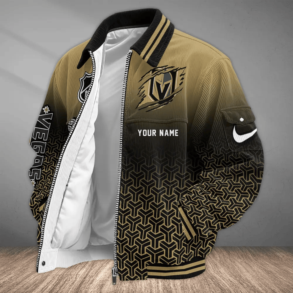 Vegas Golden Knights NHL Touchdown Classic Varsity Jacket P3HTXJ