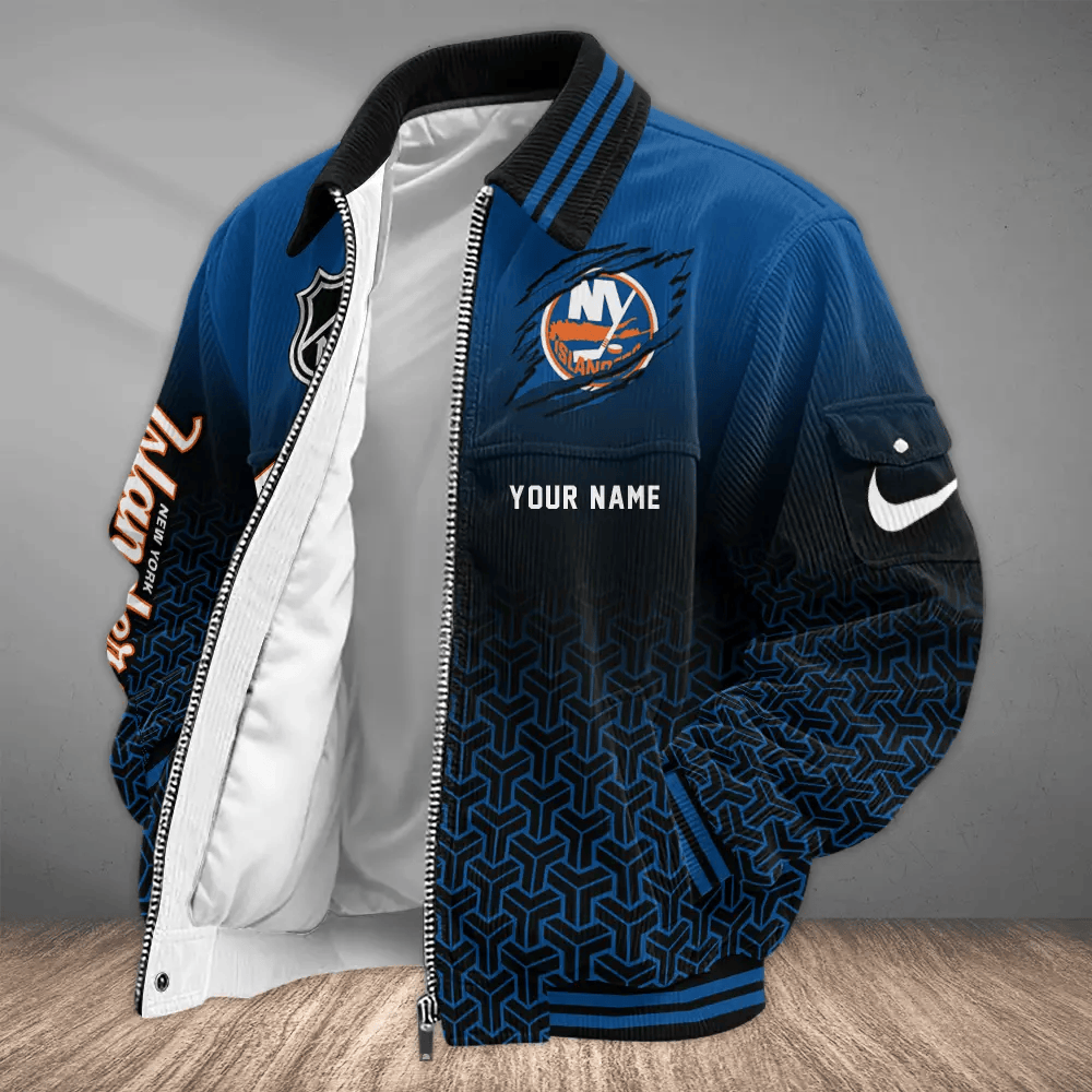New York Islanders NHL Touchdown Classic Varsity Jacket PWSFER