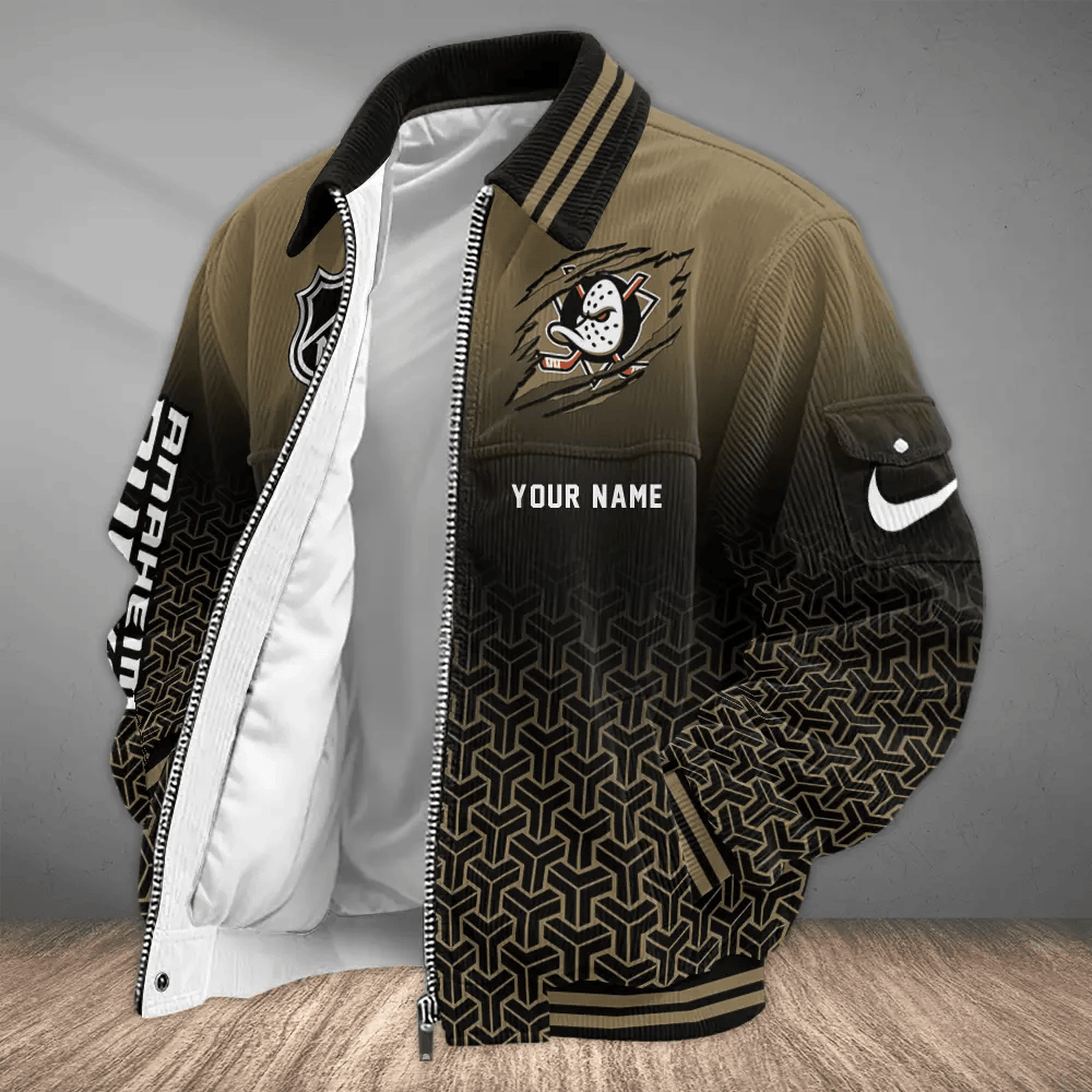 Anaheim Ducks NHL Touchdown Classic Varsity Jacket P6L2PS