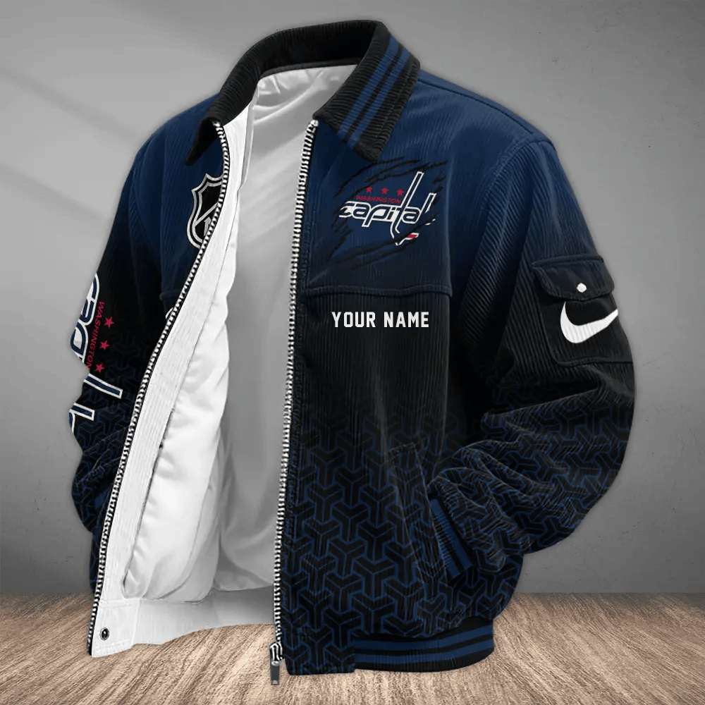 Washington Capitals NHL Touchdown Classic Varsity Jacket PYJSSV