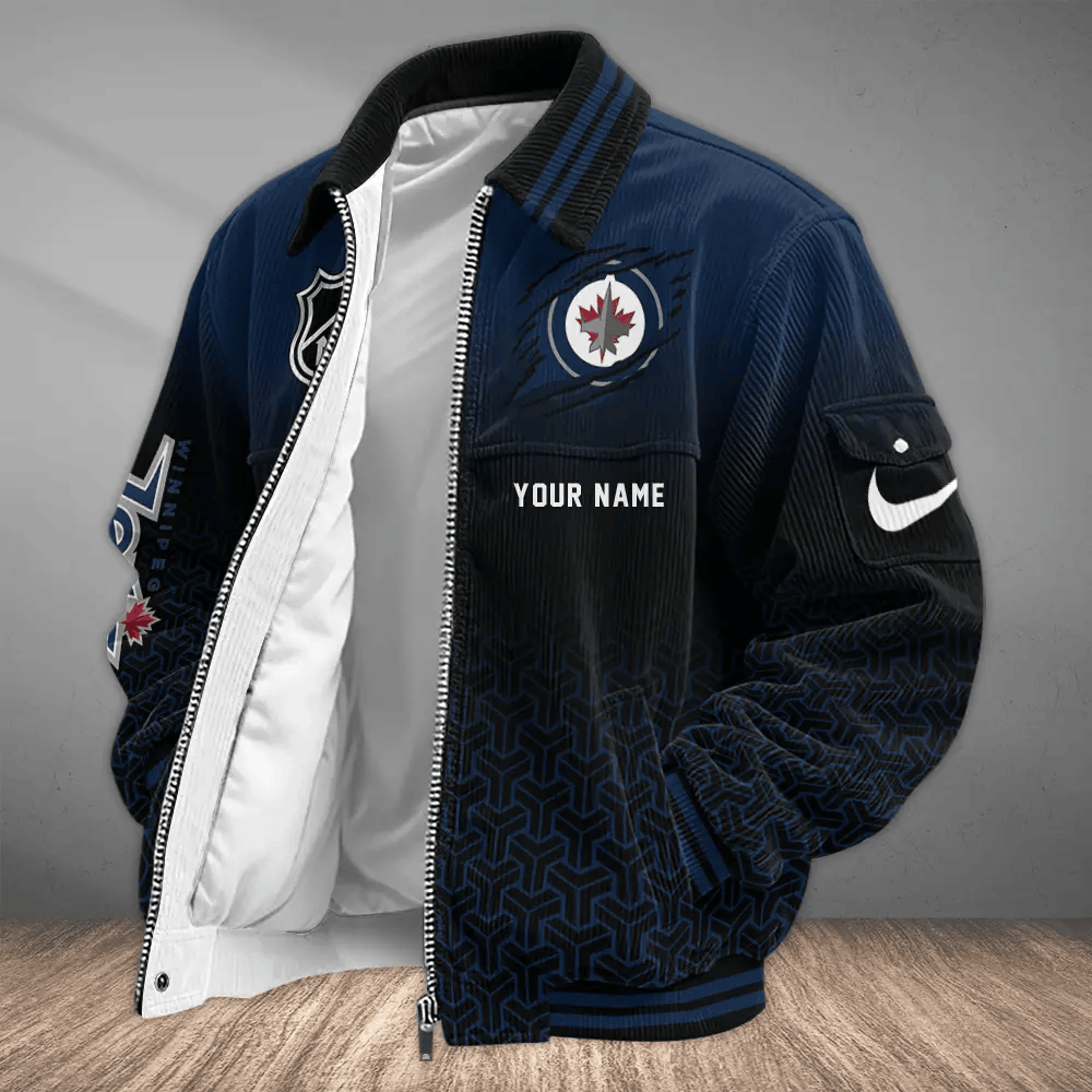 Winnipeg Jets NHL Touchdown Classic Varsity Jacket PKKC67