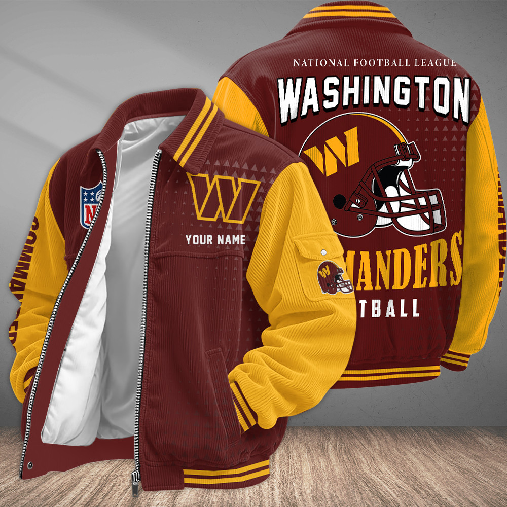 Washington Commanders Touchdown Classic Varsity Jacket PLH9ZT
