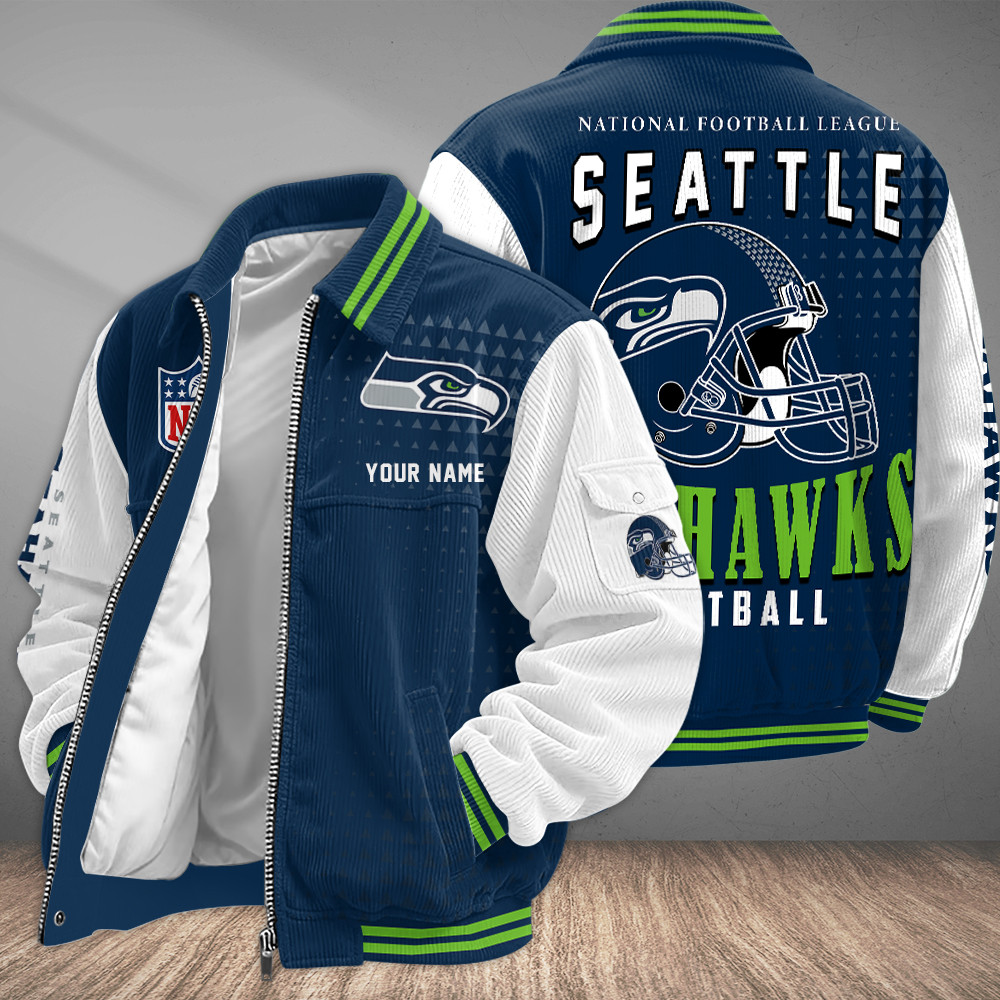 Seattle Seahawks Touchdown Classic Varsity Jacket P8HXA4