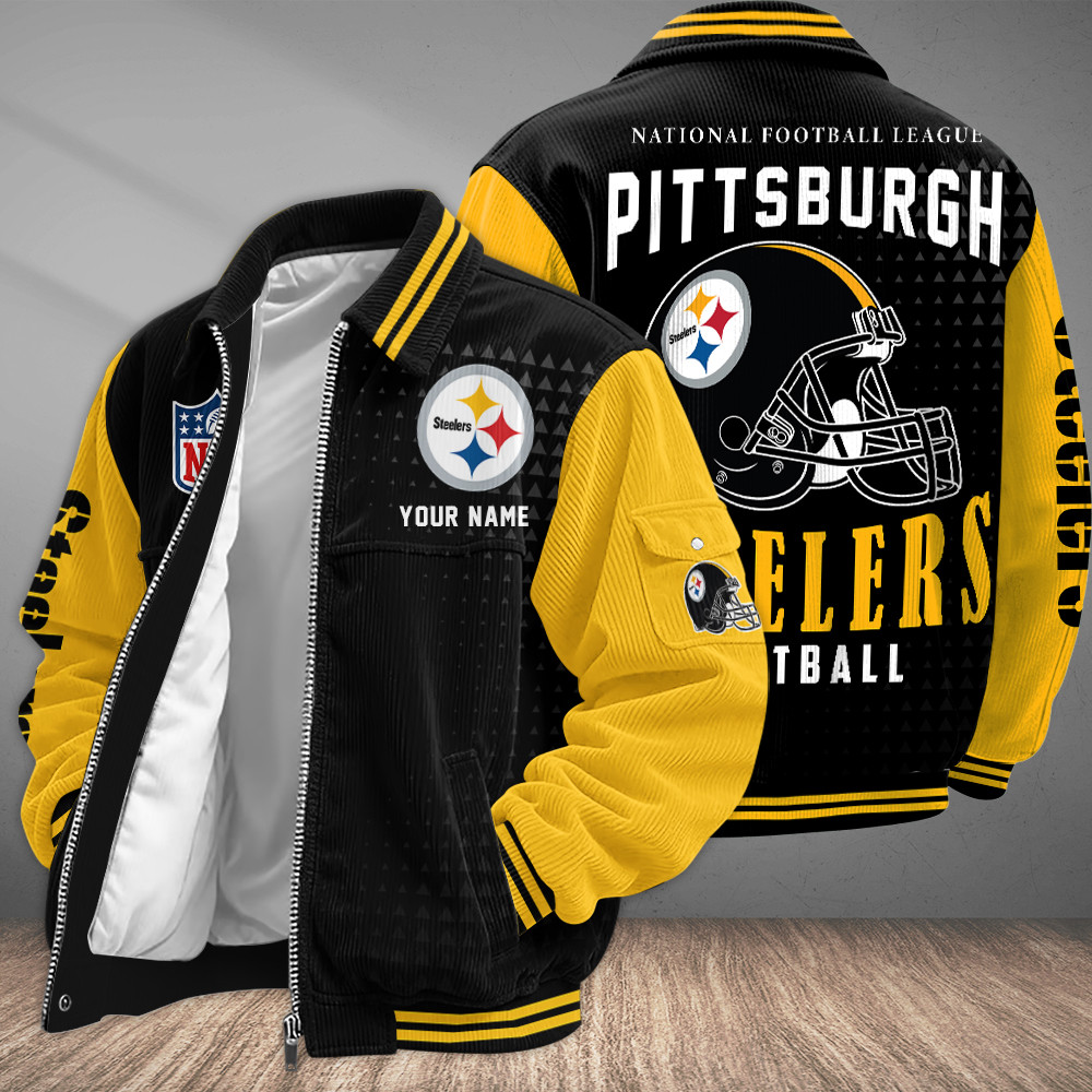 Pittsburgh Steelers Touchdown Classic Varsity Jacket PJMJMP