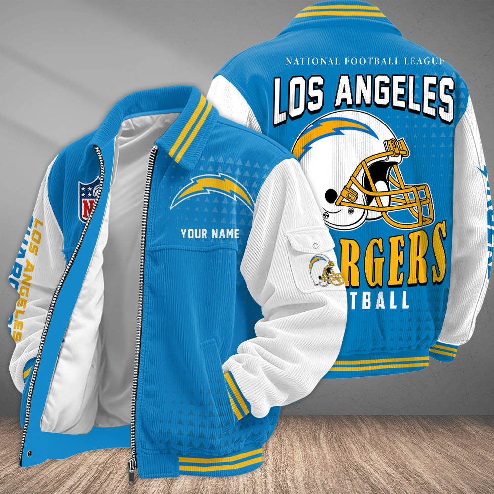 Los Angeles Chargers Touchdown Classic Varsity Jacket PBZ9YN