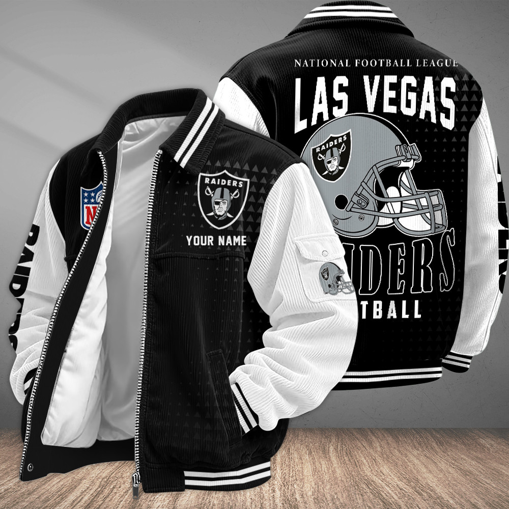 Las Vegas Raiders Touchdown Classic Varsity Jacket PC6H92