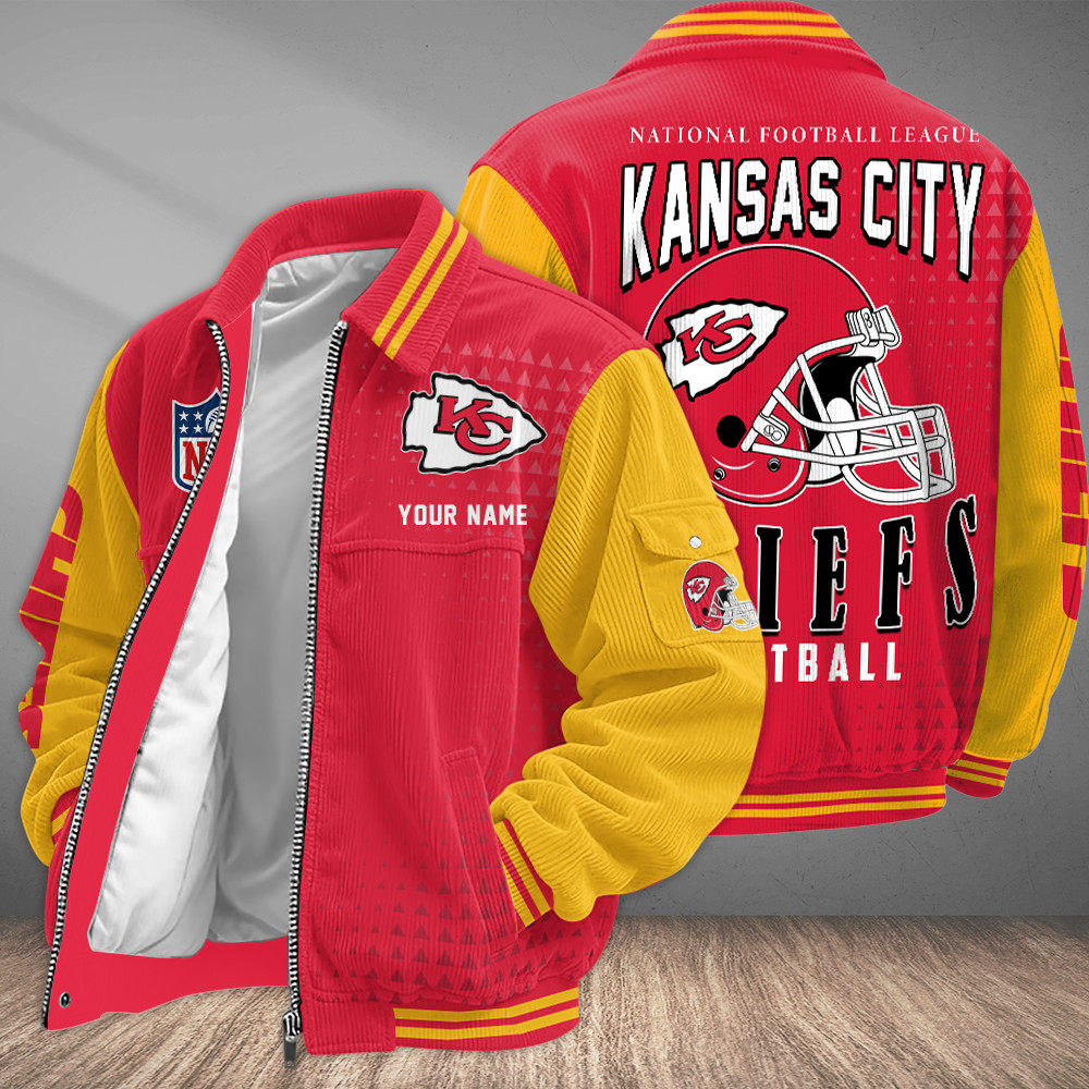 Kansas City Chiefs Touchdown Classic Varsity Jacket PARSDQ
