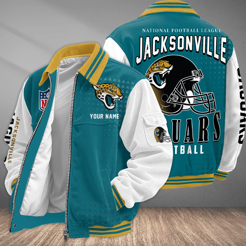 Jacksonville Jaguars Touchdown Classic Varsity Jacket PZANVE