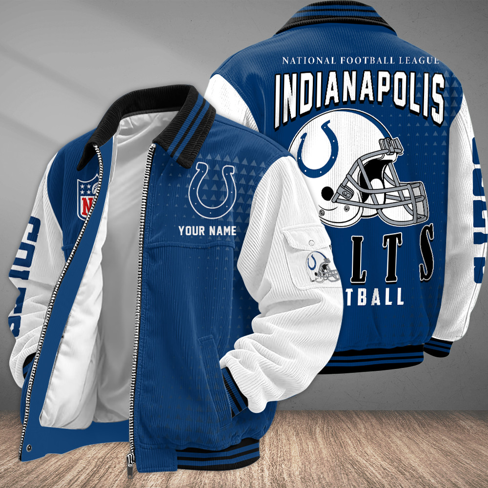 Indianapolis Colts Touchdown Classic Varsity Jacket PN6SHA