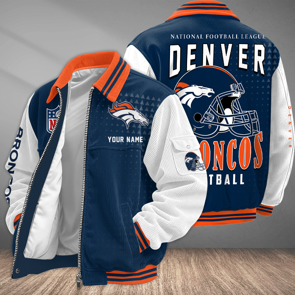 Denver Broncos Touchdown Classic Varsity Jacket PYXUAF