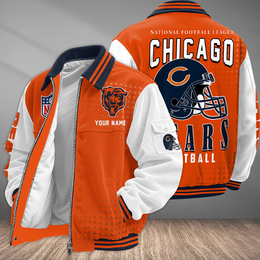 Chicago Bears Touchdown Classic Varsity Jacket PLDV56