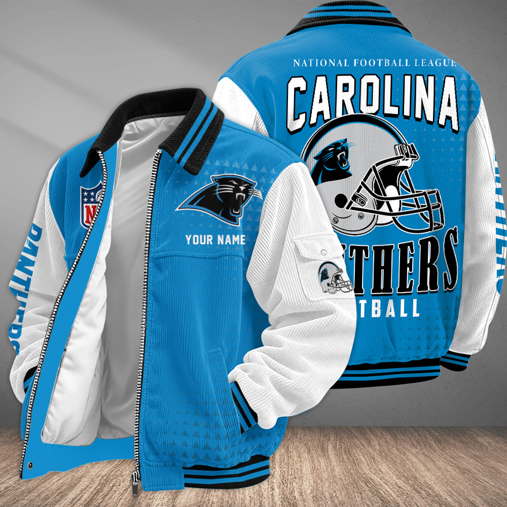 Carolina Panthers Touchdown Classic Varsity Jacket PCDAX9
