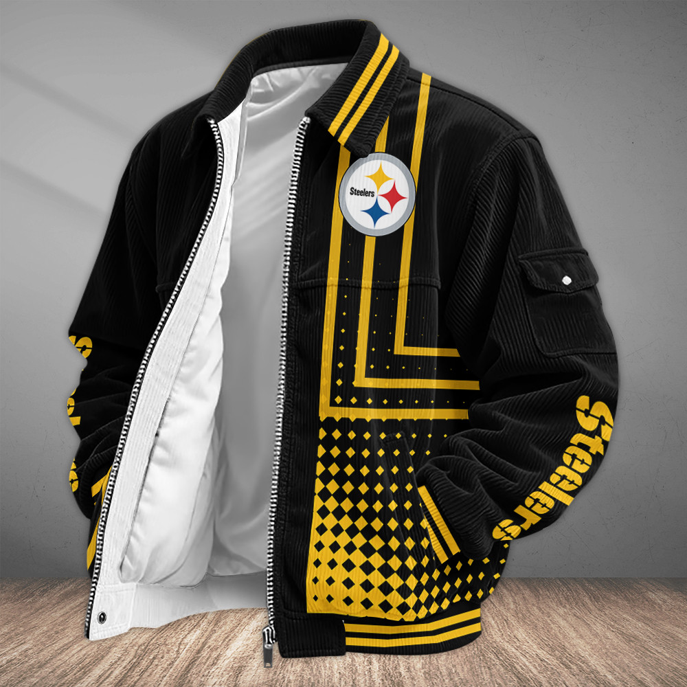 Pittsburgh Steelers Touchdown Classic Varsity Jacket PV68V9